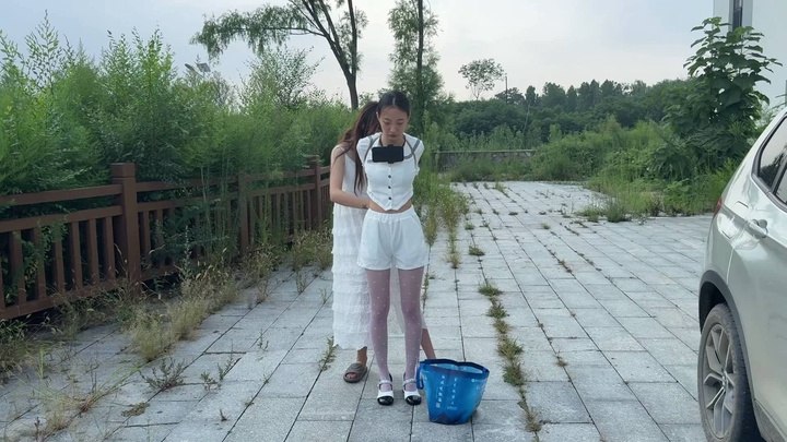 #媚娘工作室 小奴的特别户外晨练-双摄（粉丝剧本）.mp4