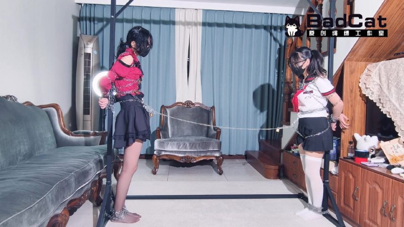 #BadCat【妙妙X咲希】【恶魔X女侦探 第一部终章 双女都被铁链紧缚 股绳相互折磨】【百合双女 剧情 捆绑 挣扎】下载地址