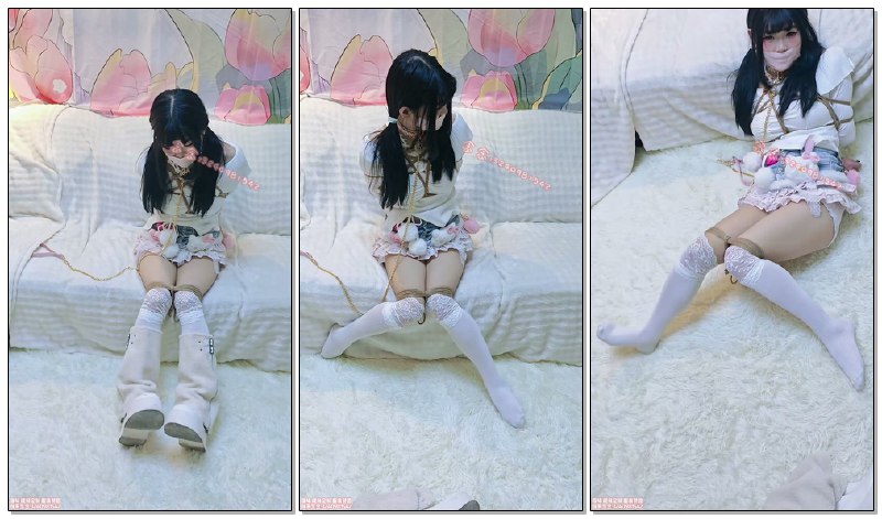 #念念 白靴过膝袜 td放置挣扎 封嘴绑膝盖 鸭子坐 项圈牵引走路下载地址