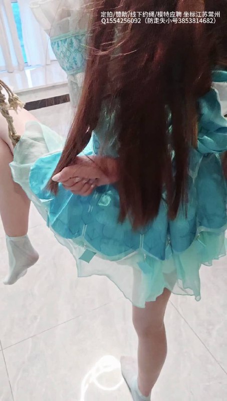 #XcTian 小云cos宁荣荣 单腿吊+团缚+驷马紧缚.mp4